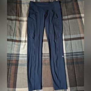 Lululemon Navy Fast and Free Legging 25”